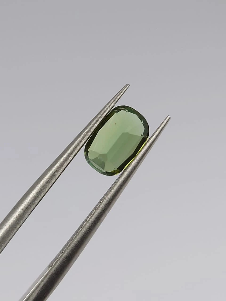 0.83ct Natural Light Green Tourmaline Long Cushion Cut Loose Gemstone from Afghanistan — view 4